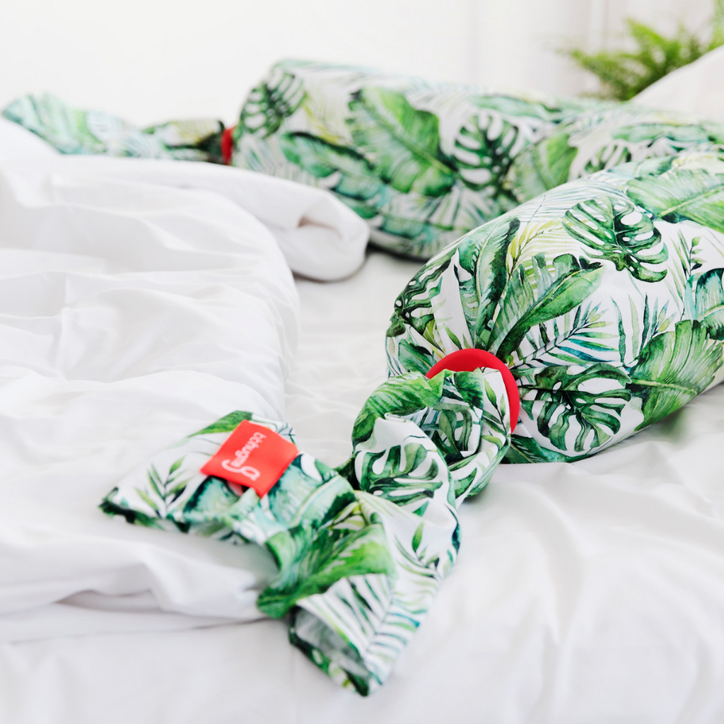 bbhugme Pregnancy Pillow - Eucalyptus/Coral