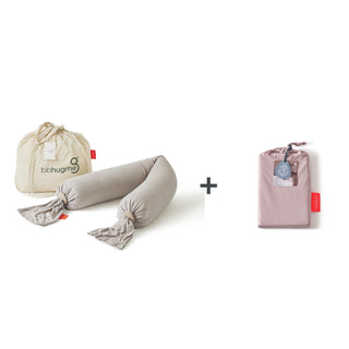 bbhugme bundle witih a pregnancy pillow and an extra cover