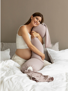 bbhugme®  Award-Winning Pregnancy Pillow in Stone – US bbhugme®