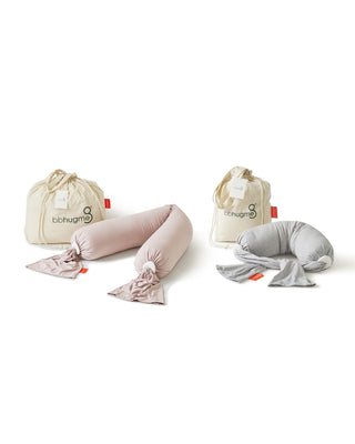 bbhugme bundle pregnancy pillow and a nursing pillow