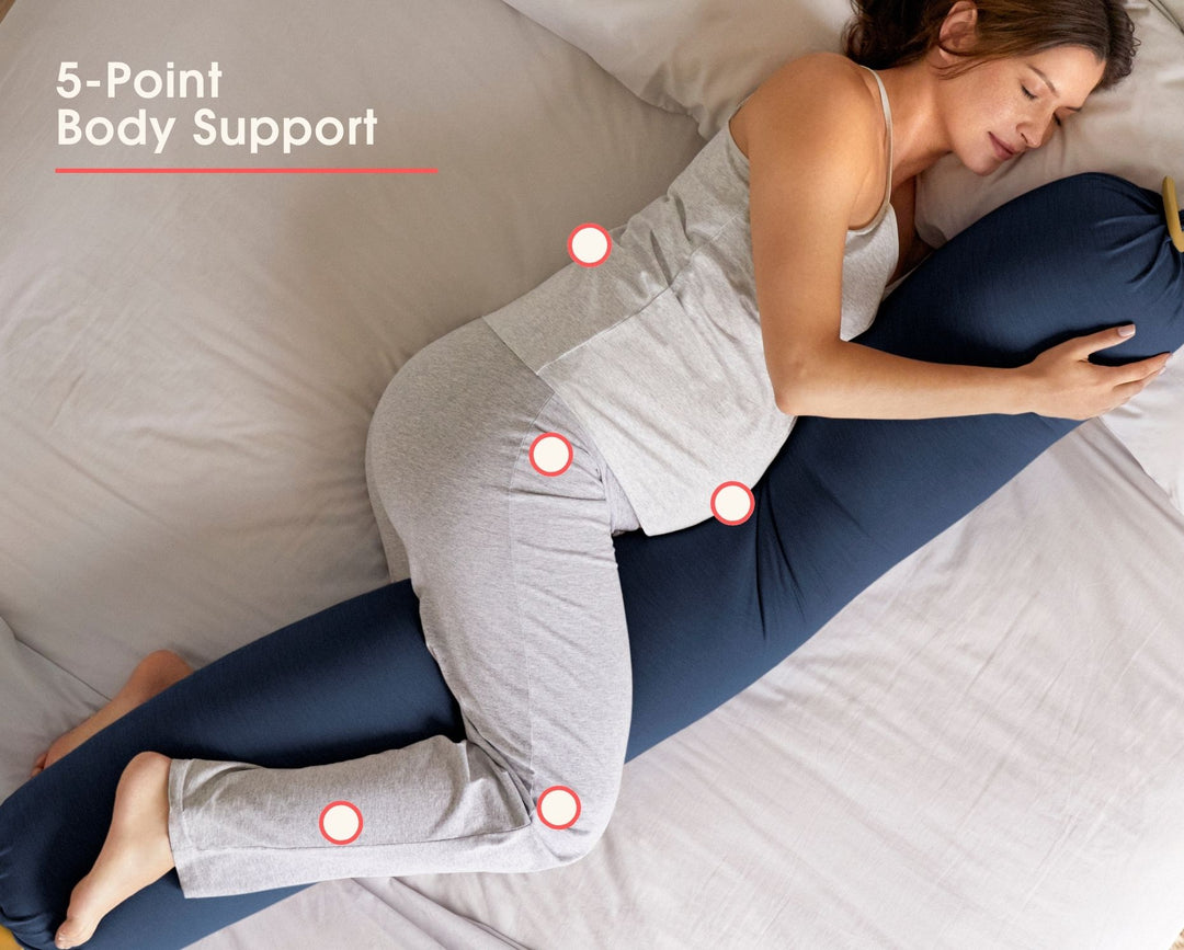 bbhugme Pregnancy Pillow 5Point BodySupport MidnightBlue