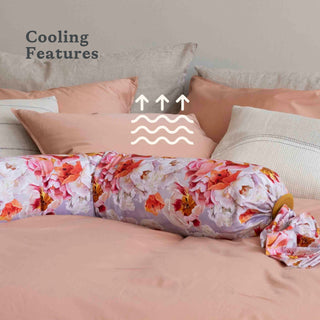 bbhugme pregnancy pillow blushing roses cooling features