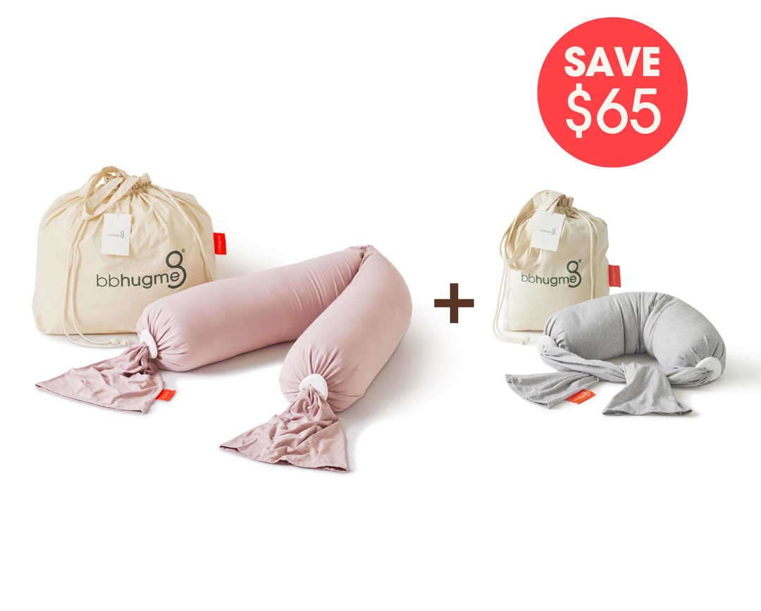 bbhugme Pregnancy Pillow Nursing Pillow Bundle